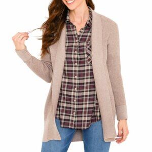 NWT Summer & Rose Avalon Thermal Drape Front Cardigan Sz S